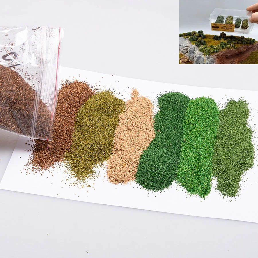 60G Simulated Terrain Vegetation Making Trees Materials for HO  N OO Railway Train Layout/Military Wargame Scenery/Diorama