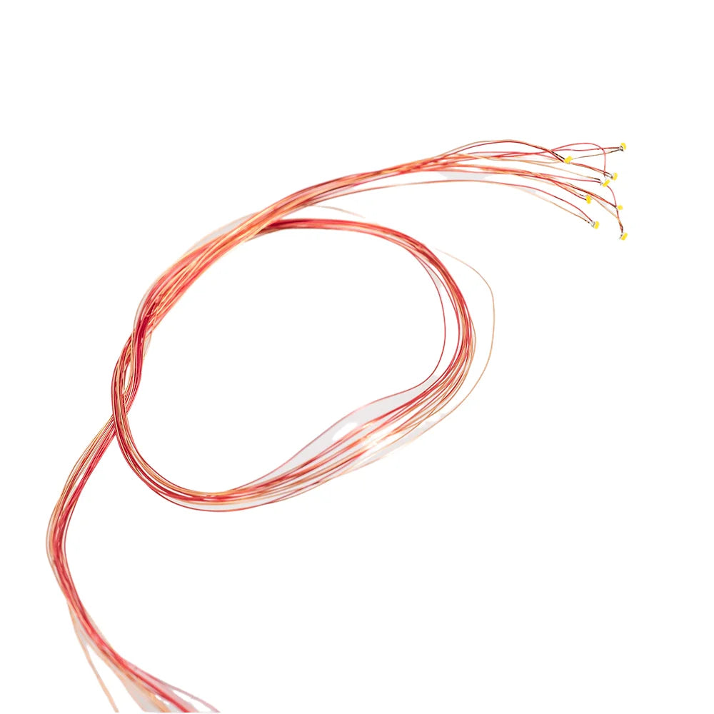 5pcs 3V 0201 SMD LED Lamp Micro LED Light Copper Wire Toys Models Pre-Soldered Micro Litz Diy Model Making for Diorama