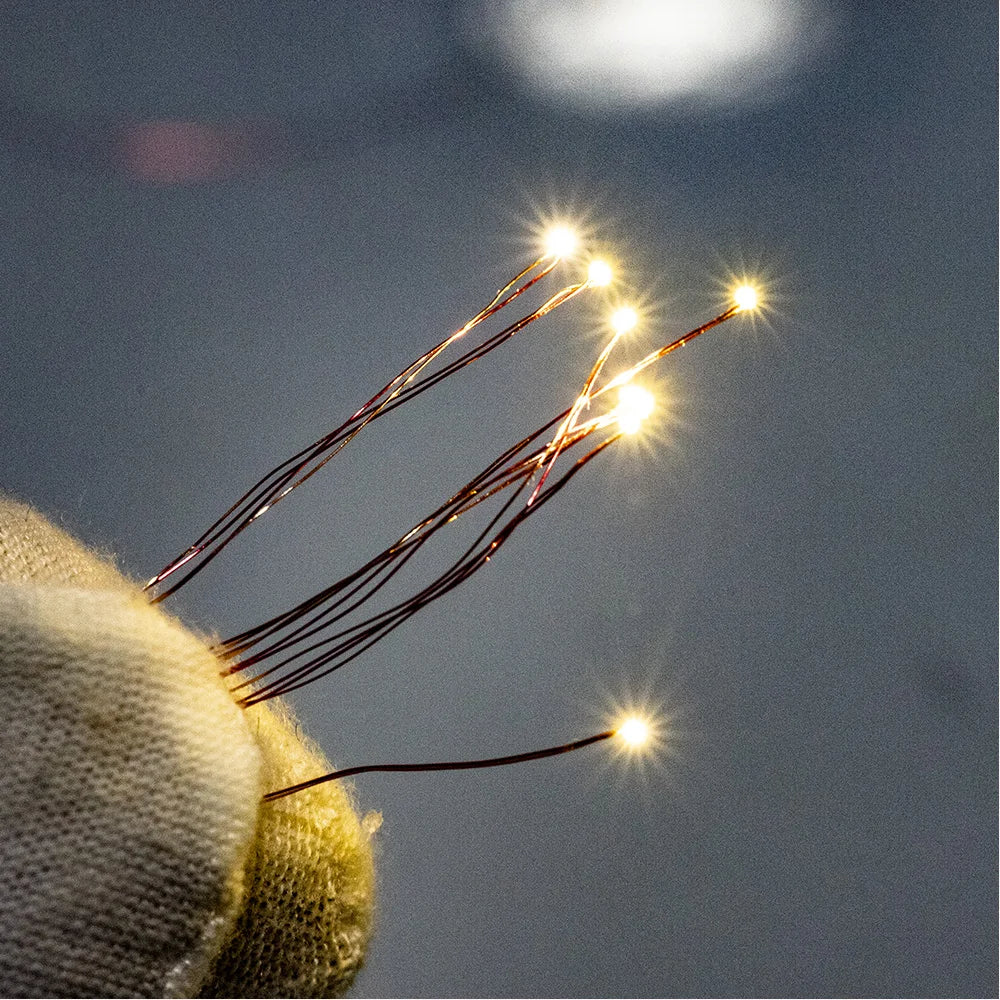 5pcs 3V 0201 SMD LED Lamp Micro LED Light Copper Wire Toys Models Pre-Soldered Micro Litz Diy Model Making for Diorama