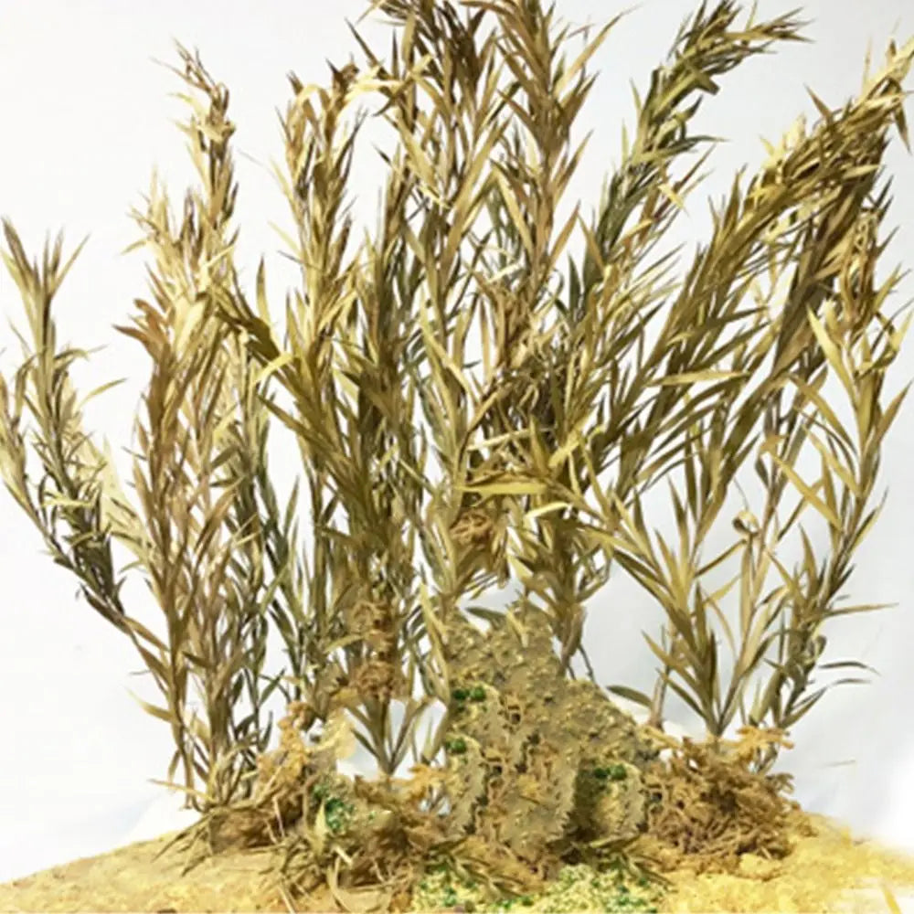 DIY Model Making Miniature Reed Model Long Leaf Grass Cluster Vegetation Toys Military Scene Materials for Diorama 1pc