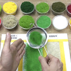 10G Static Grass Model Terrain Simulation Ground Powder Foliage for Railway Train Wargame Landscape Scenery Diorama Accessories