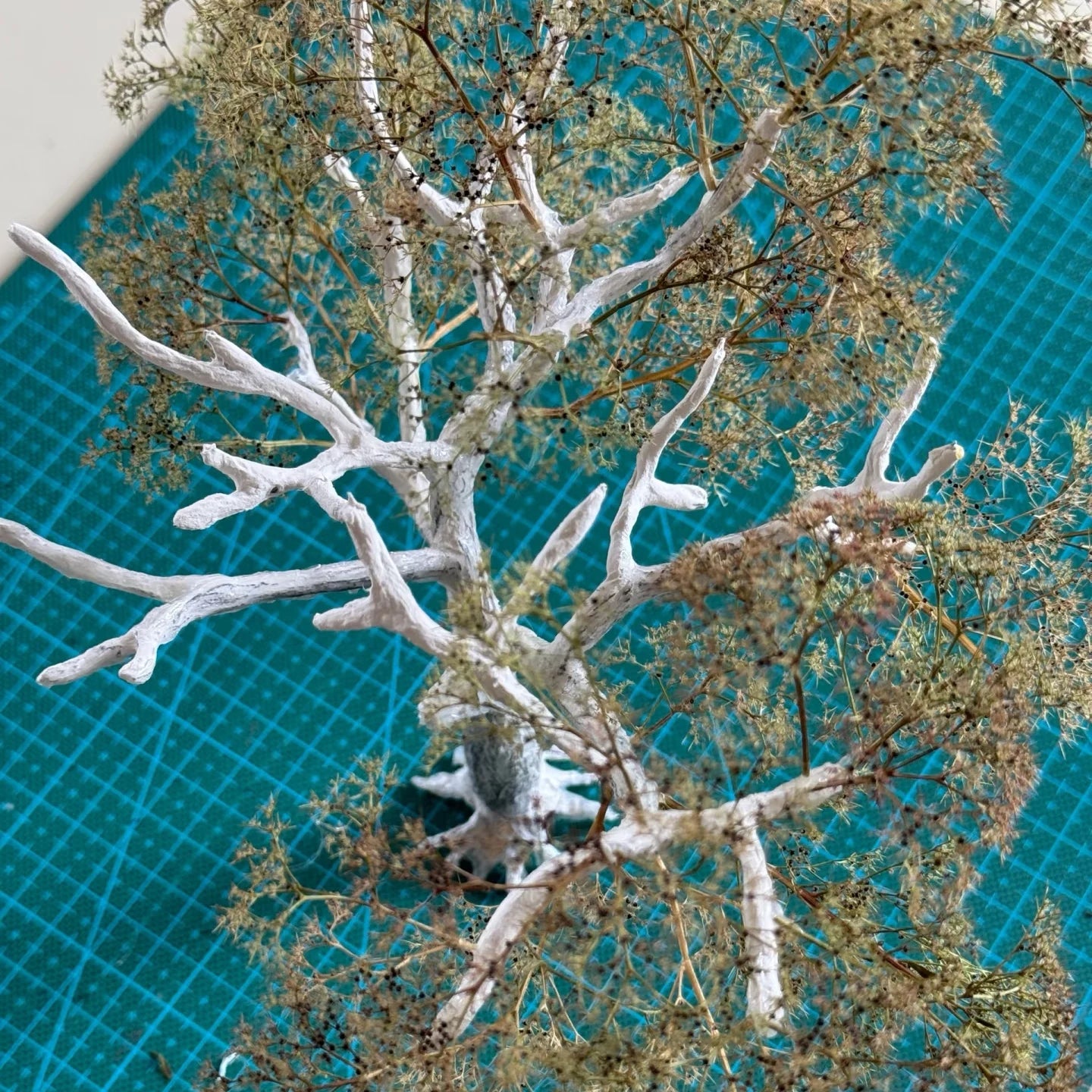 Sea Foam/Sea Moss Model Making Trees Accessories Plant Material for Miniature Forests Bushes in Model Building,Model Train