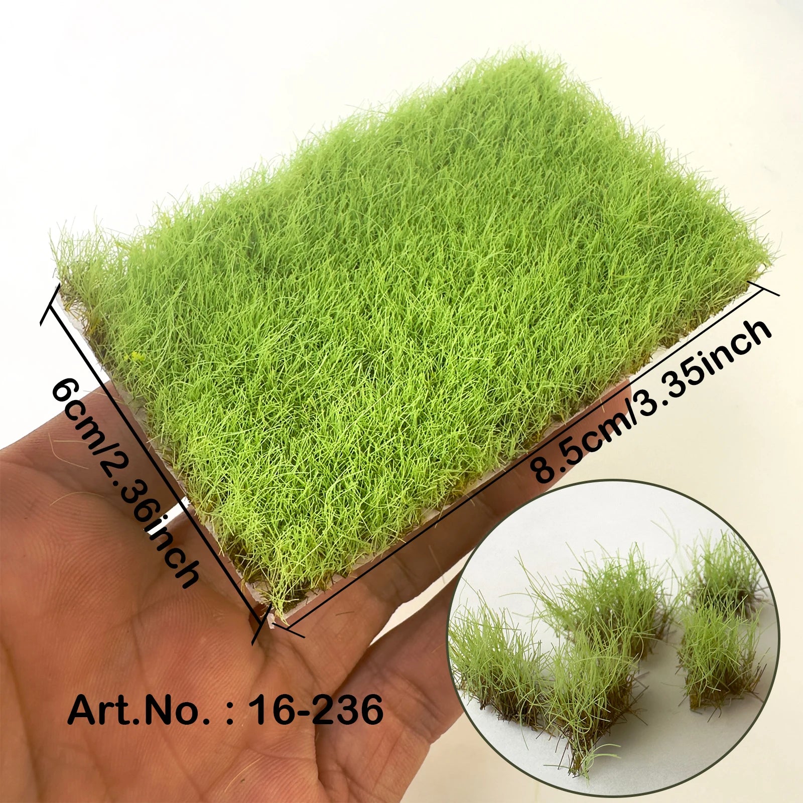 12-16mm  Diorama-Flowers Hand-teared Static-Grass for Model-Train-Scener Wargaming-Terrain Dioramas & DIY Crafts