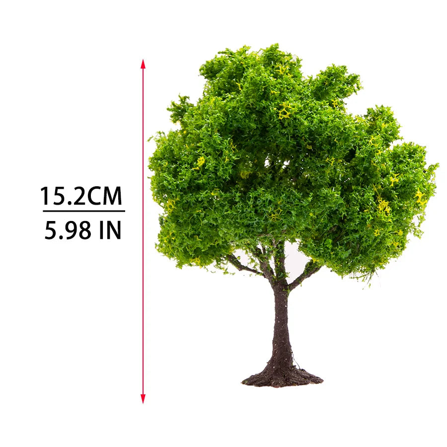 Height 10-15cm Model Tree Miniature Wire Trees Toys DIY Model Making Railway Train/Architecture Building Materials for Diorama