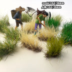 Height 16mm Diy Model Making Hand-Torn Flower Tufts Static Grass Needle Military Model Material Diorama Kits for Train Scenes