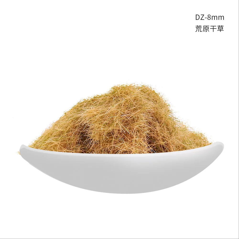 8MM Mini Static Grass Flock Powder  For Railway Artificial Terrain Lawn  Wargame Landscape Scenery Diorama Accessories