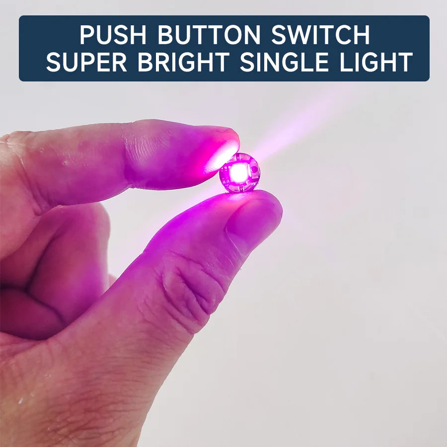 New Arrivals Touch Style Miniature Led Lamp Model Wireless Light Toys for DIY Model Making for Robots/Cars with Battery 1pc