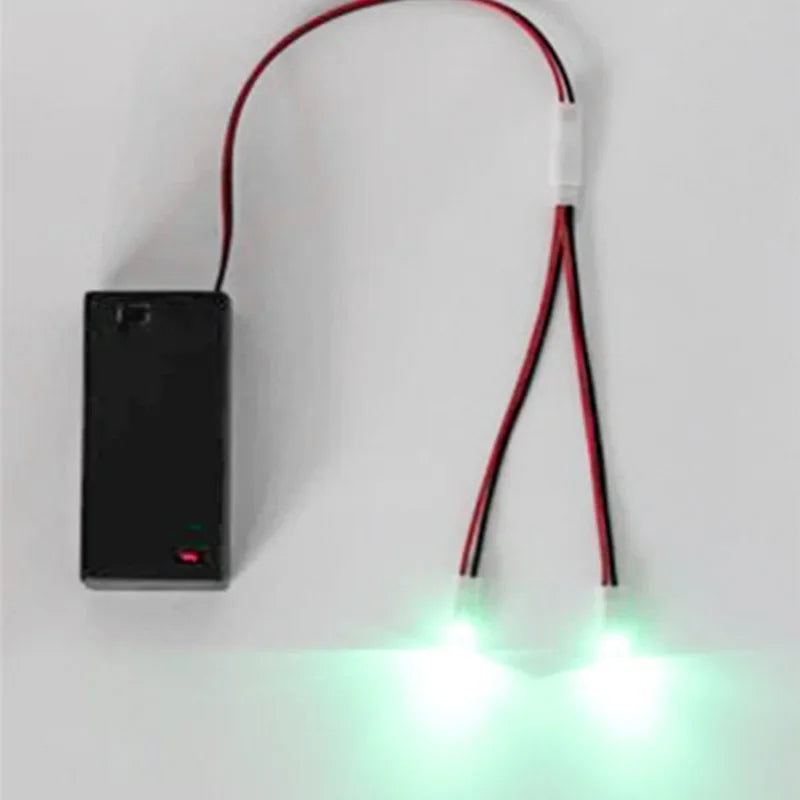 Diy Model Making 3V Miniature Lamp Led Beads 2/4/6 Heads Small Night Light/bulb Toys for Dollhouse Scene Layout/diorama 1Set