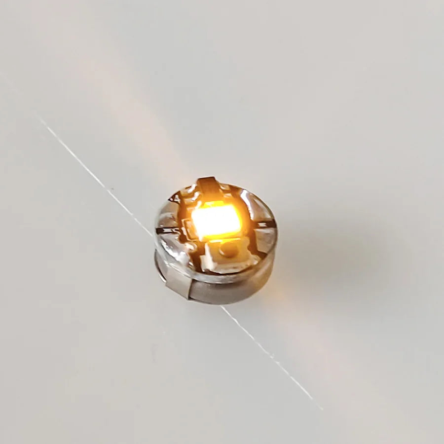 New Arrivals Touch Style Miniature Led Lamp Model Wireless Light Toys for DIY Model Making for Robots/Cars with Battery 1pc