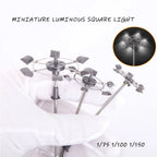 2Pcs 3V Miniature Luminous Tower Street Lamp 1:75-1:150 Model Light for Railway Train/garden/playground/stadium Overhead Lights