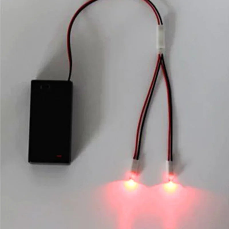 Diy Model Making 3V Miniature Lamp Led Beads 2/4/6 Heads Small Night Light/bulb Toys for Dollhouse Scene Layout/diorama 1Set