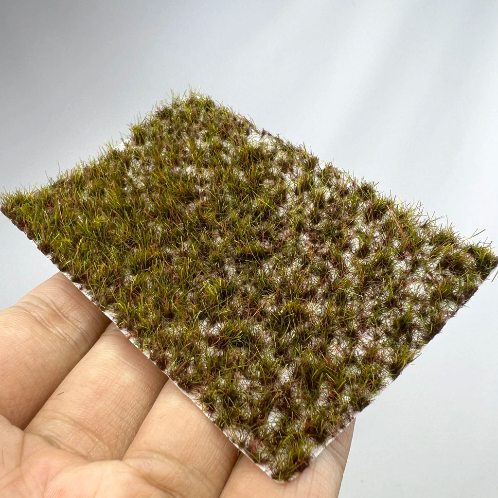 3mm Miniature Static Grass Tufts Cluster, for DIY Model Making, Railway Scene, Wargame, Sand Table Layout, Diorama, Decoration
