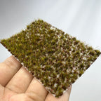 3mm Miniature Static Grass Tufts Cluster, for DIY Model Making, Railway Scene, Wargame, Sand Table Layout, Diorama, Decoration