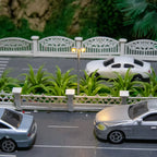 10pcs 1:500 Railway Train Lamp Model 3V Led Double-head Metal Light warmwhite Architecture Building Layout for Diorama