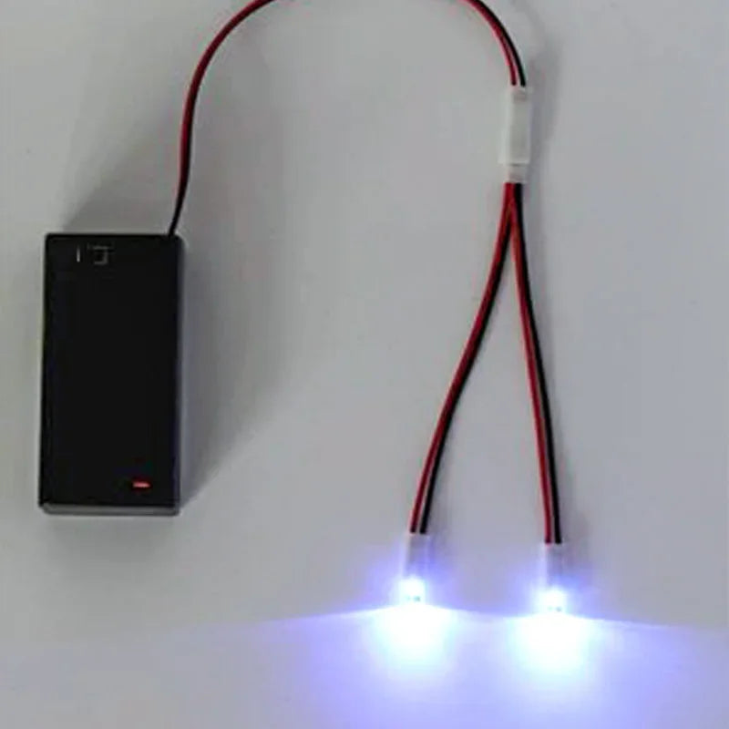 Diy Model Making 3V Miniature Lamp Led Beads 2/4/6 Heads Small Night Light/bulb Toys for Dollhouse Scene Layout/diorama 1Set