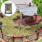 Miniature Plush Model Grass for HO Scale 1:87 Dioramas – Realistic Grass Tufts for Architecture Models, Train Scenery and Building Layouts