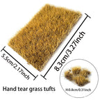 5MM 8MM 10MM HAND-TEAR Static Grass Model Grass Tufts Railway Artificial Miniature Terrain Kit for DIY Model Railway DIORAMA