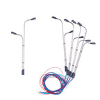 2pcs 3V Miniature LED Lamp Model 1:200-1:75 Street Light for Railway Train Layout/Diy Architecture Building Landscape/Diorama