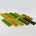 DIY Miniature Colorful Flower Cluster Flower Vegetation Groups Static Grass Tufts for Train LandscapeScenery Military Layout