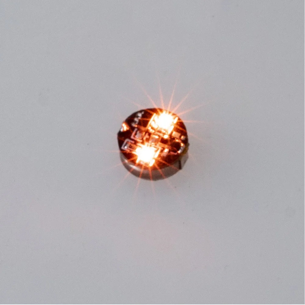 5pcs Magnetic Controlled LED Dual Light Led Double Lamp Toys DIY Model Making with CR927 Battery