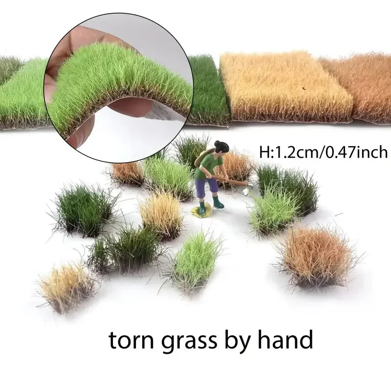 12-16mm  Diorama-Flowers Hand-teared Static-Grass for Model-Train-Scener Wargaming-Terrain Dioramas & DIY Crafts