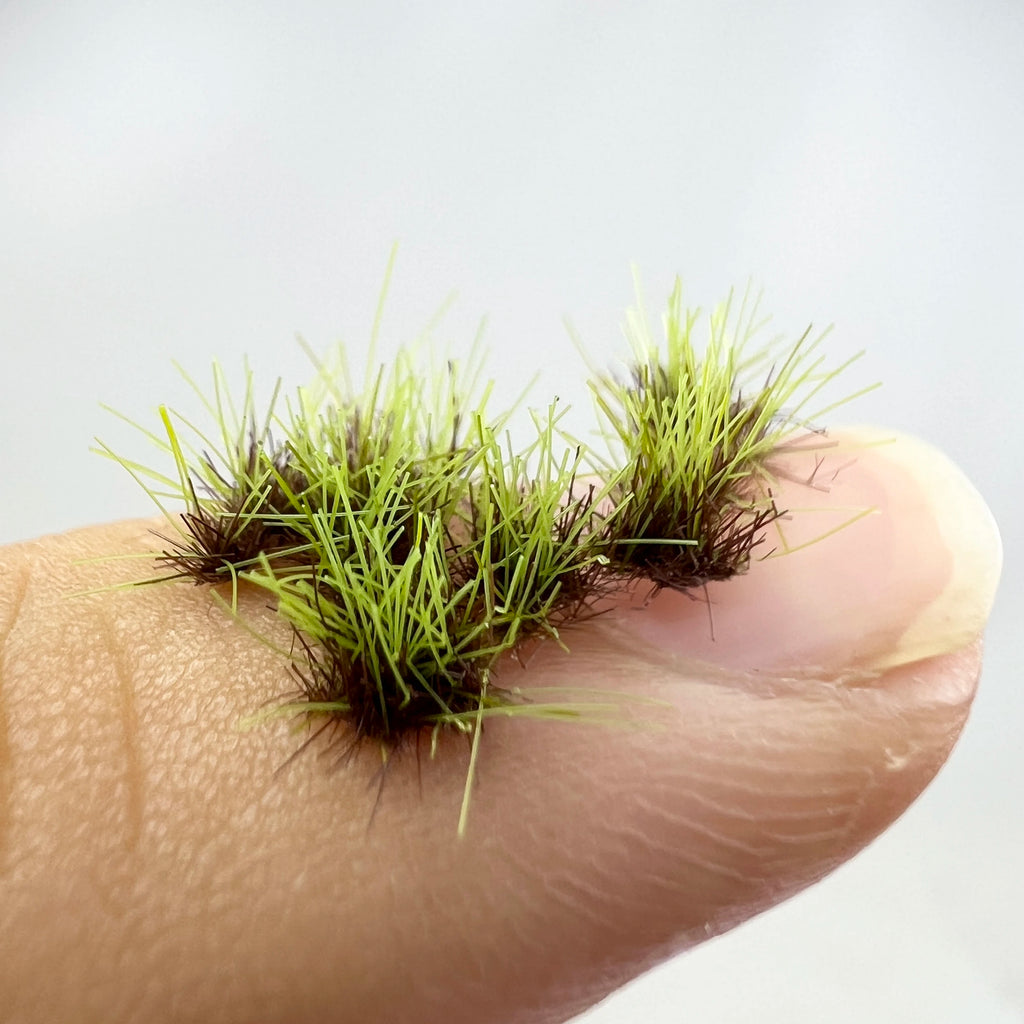 5MM 8MM 10MM HAND-TEAR Static Grass Model Grass Tufts Railway Artificial Miniature Terrain Kit for DIY Model Railway DIORAMA
