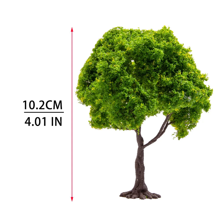 Height 10-15cm Model Tree Miniature Wire Trees Toys DIY Model Making Railway Train/Architecture Building Materials for Diorama