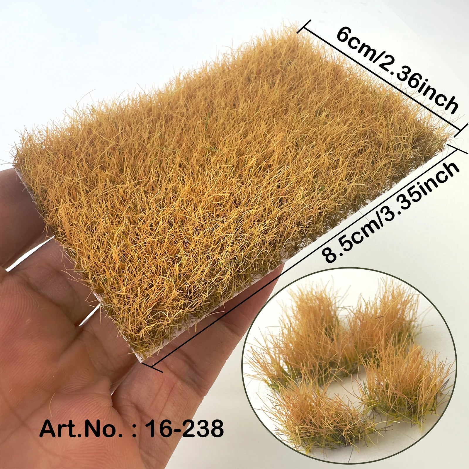 12-16mm  Diorama-Flowers Hand-teared Static-Grass for Model-Train-Scener Wargaming-Terrain Dioramas & DIY Crafts