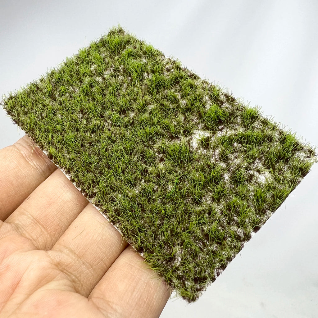 3mm Miniature Static Grass Tufts Cluster, for DIY Model Making, Railway Scene, Wargame, Sand Table Layout, Diorama, Decoration