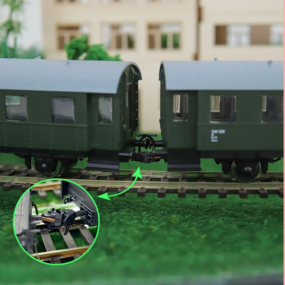 2Pcs Ho Railway Train Hook 1:87 Scale Universal Model Train Hook Coupling for DiyTrain Connection Railway Models Building Layout