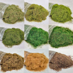 Miniature Plush Model Grass for HO Scale 1:87 Dioramas – Realistic Grass Tufts for Architecture Models, Train Scenery and Building Layouts