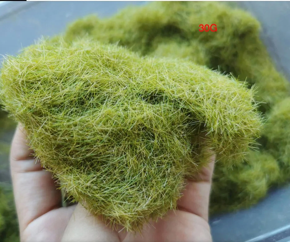 8MM Mini Static Grass Flock Powder  For Railway Artificial Terrain Lawn  Wargame Landscape Scenery Diorama Accessories