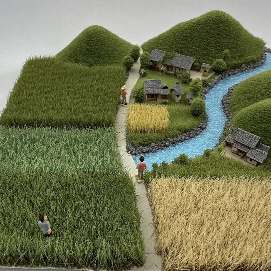5MM 8MM 10MM HAND-TEAR Static Grass Model Grass Tufts Railway Artificial Miniature Terrain Kit for DIY Model Railway DIORAMA