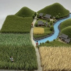 5MM 8MM 10MM HAND-TEAR Static Grass Model Grass Tufts Railway Artificial Miniature Terrain Kit for DIY Model Railway DIORAMA
