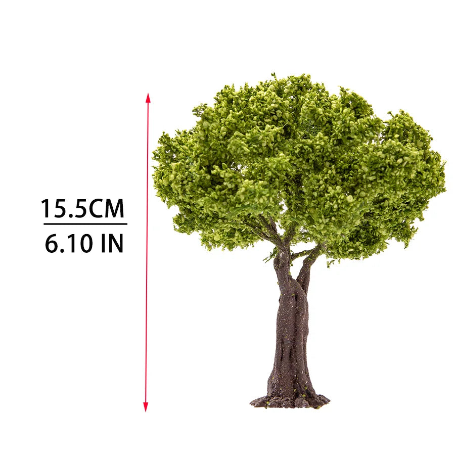 Height 10-15cm Model Tree Miniature Wire Trees Toys DIY Model Making Railway Train/Architecture Building Materials for Diorama