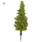 2pcs 1:87 Scale Model Pine Trees Cedar Landscape Miniature Train Railway Layout Scenery Dioramas Diy Christmas Day Decoration