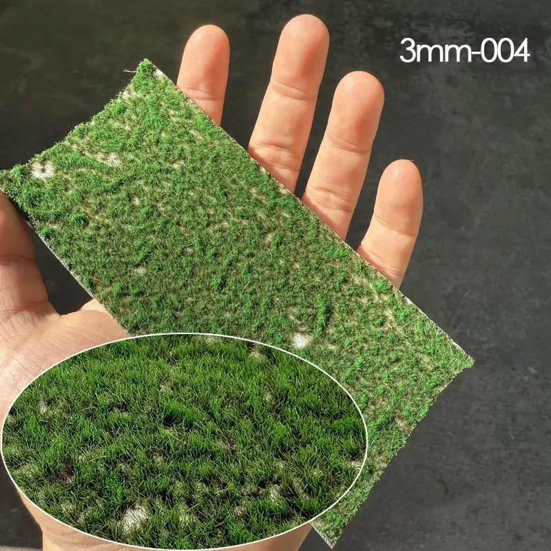 3mm Miniature Static Grass Tufts Cluster, for DIY Model Making, Railway Scene, Wargame, Sand Table Layout, Diorama, Decoration