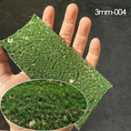 3mm Miniature Static Grass Tufts Cluster, for DIY Model Making, Railway Scene, Wargame, Sand Table Layout, Diorama, Decoration