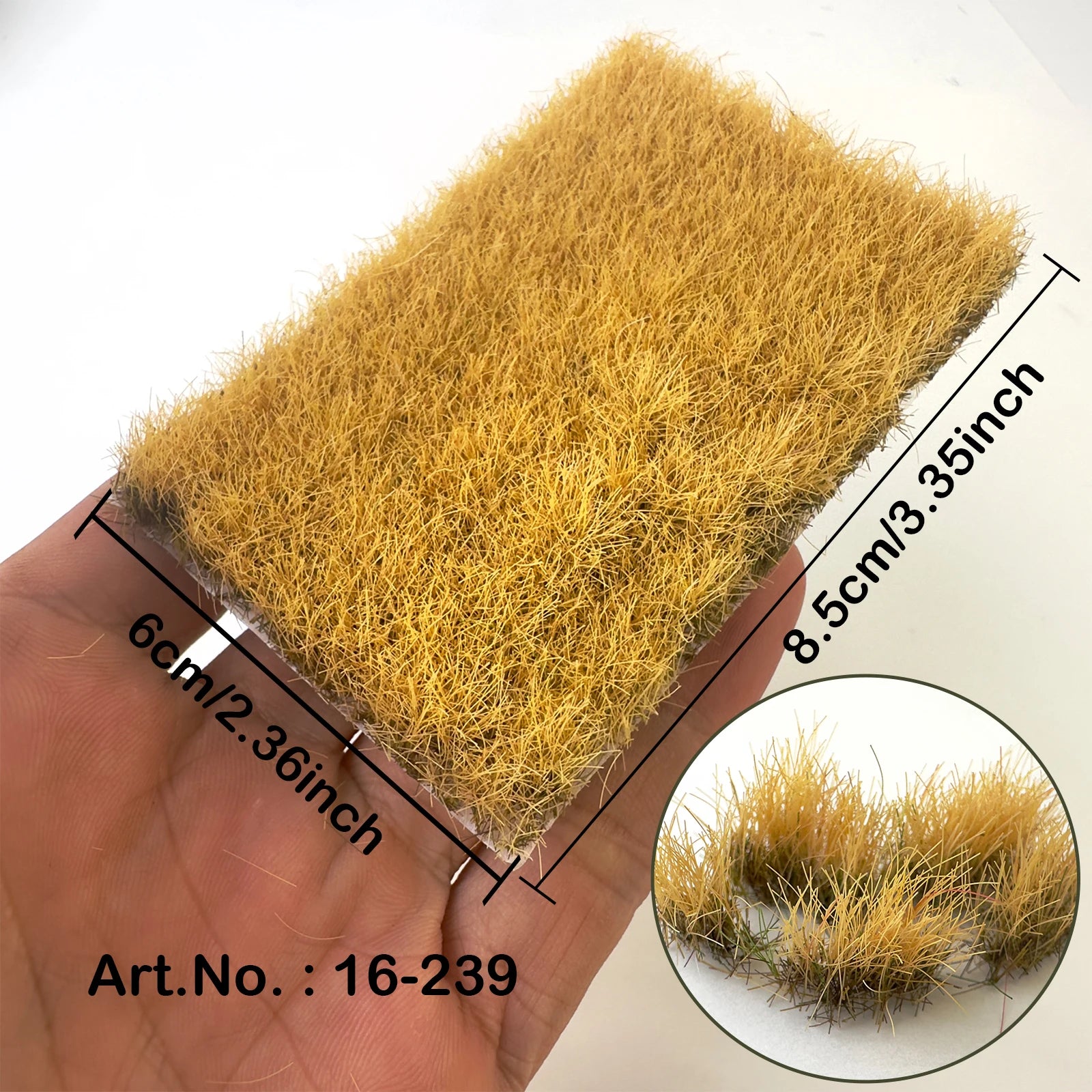 12-16mm  Diorama-Flowers Hand-teared Static-Grass for Model-Train-Scener Wargaming-Terrain Dioramas & DIY Crafts