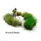 5MM 8MM 10MM HAND-TEAR Static Grass Model Grass Tufts Railway Artificial Miniature Terrain Kit for DIY Model Railway DIORAMA
