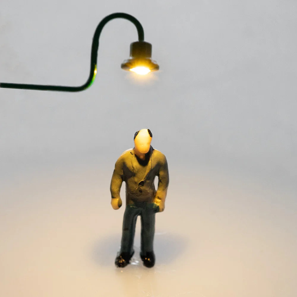 3V Led Miniature Wall Lamp Model Light Toys for Architecture Building Layout/railway Landscape Indoor/outdoor Diorama 1Pc/5Pcs