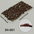 3mm Miniature Static Grass Tufts Cluster, for DIY Model Making, Railway Scene, Wargame, Sand Table Layout, Diorama, Decoration