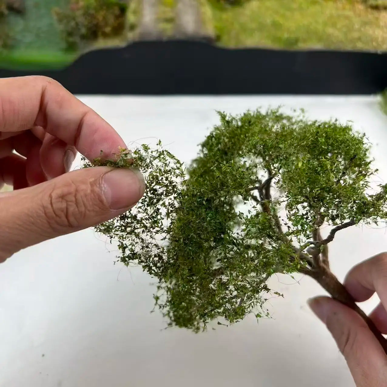 Simulation Iron Wire Tree Trunk/Hand-torn Shrub for Diy Model Making/Micro Landscape/Military Wargaming Scenery/Dioramas Supply