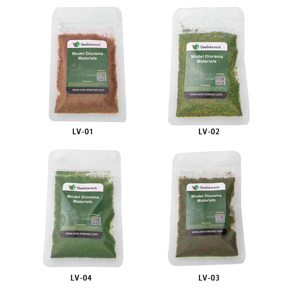 1:87 Scale Terrain Simulation Powder – Static Grass Foliage for Model Train Layouts, Wargames, Dioramas (10g)