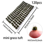 Miniature Model Grass Tufts 5mm/8mm – Static Grass for Dioramas, Model Railway Scenery & Wargaming Terrain