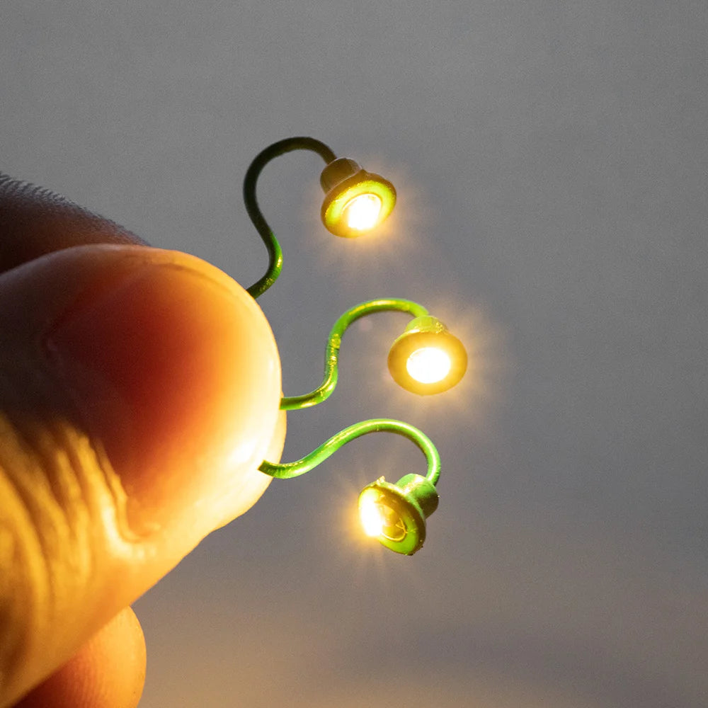 3V Led Miniature Wall Lamp Model Light Toys for Architecture Building Layout/railway Landscape Indoor/outdoor Diorama 1Pc/5Pcs