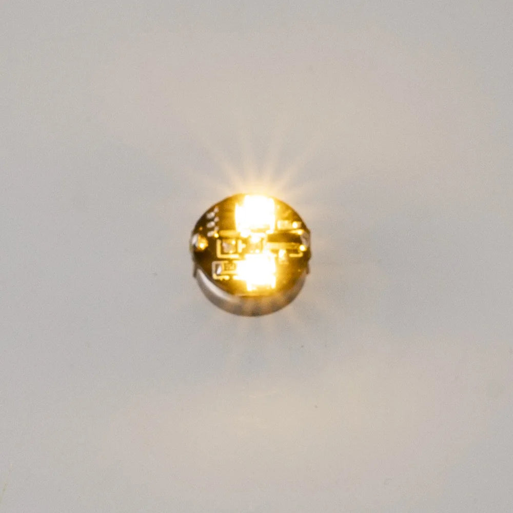 5pcs Magnetic Controlled LED Dual Light Led Double Lamp Toys DIY Model Making with CR927 Battery