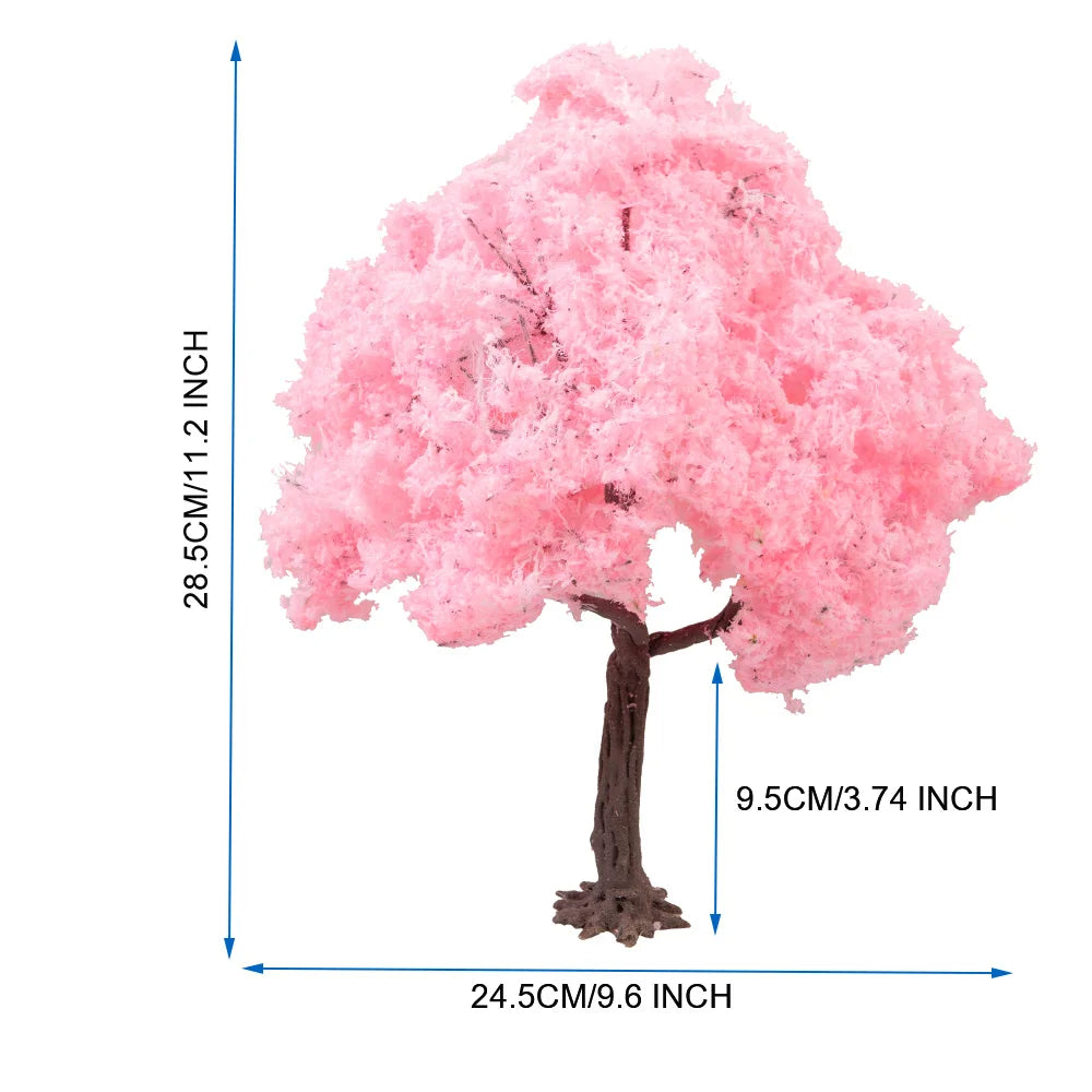 Miniature Wire Trees 9.5cm-28.5cm Simulation Plants for DIY Model Making/Railway Train/Architecture Building Layout/Diorama 1pc