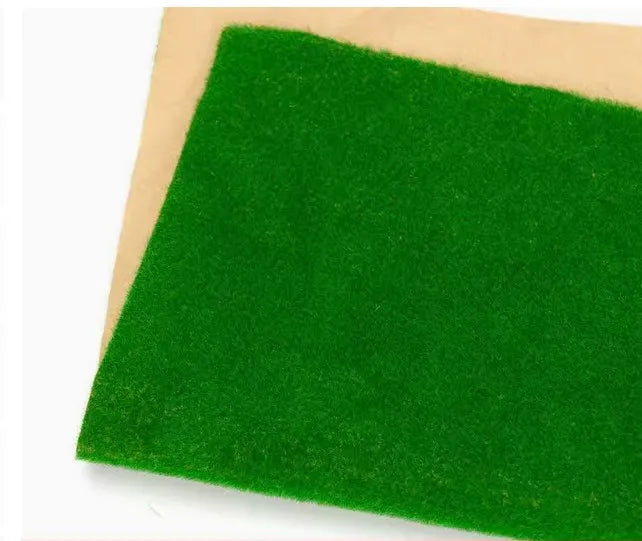 Scale Model Landscape Grass Mat  HO N Scale for Model Train Paper Scenery Layout Lawn Diorama Accessories