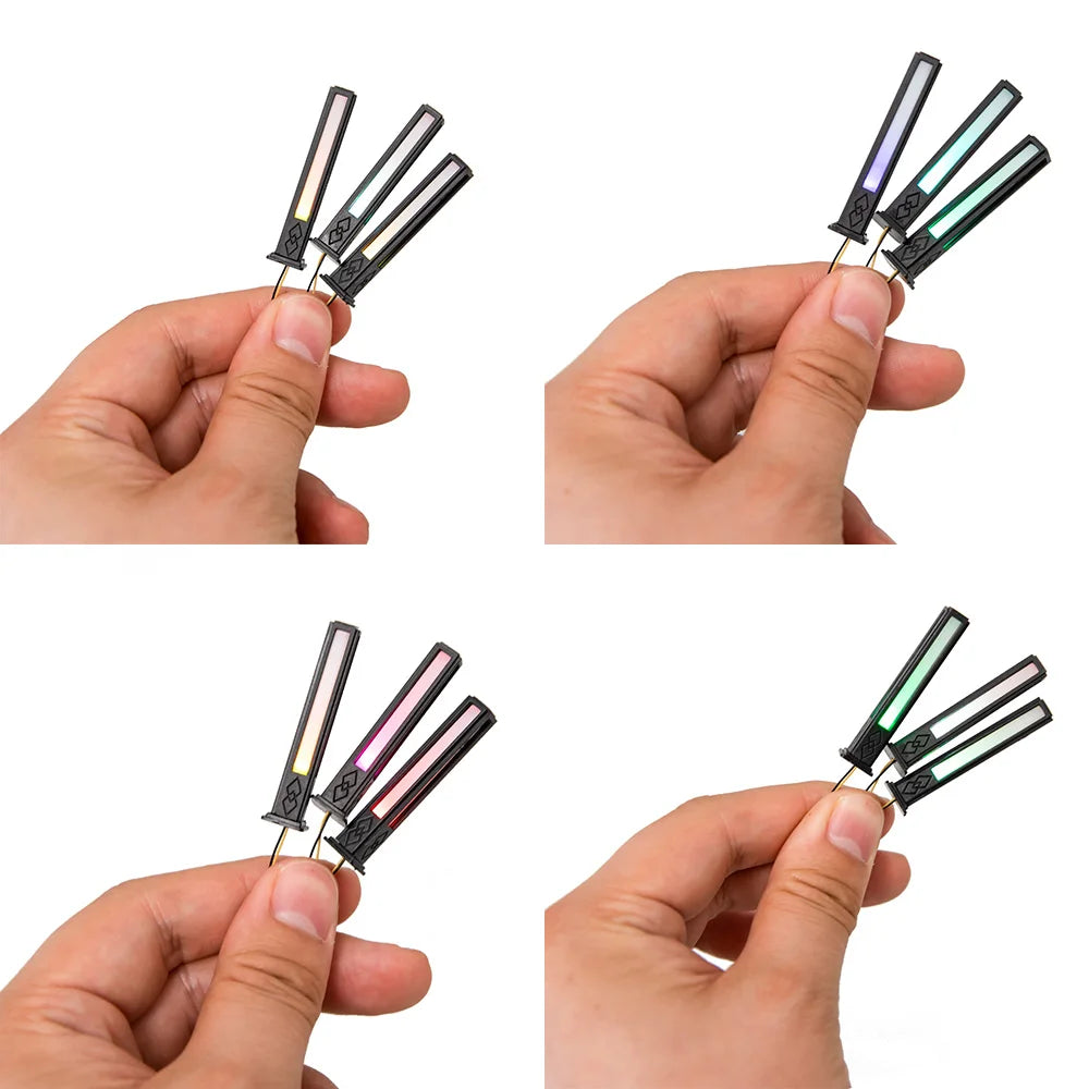 2pcs 3V Miniature Garden Lamp Model 1:100 Scale Lawn Light for Sandtable Building Landscape/Garden Decoration/Diy Model Making